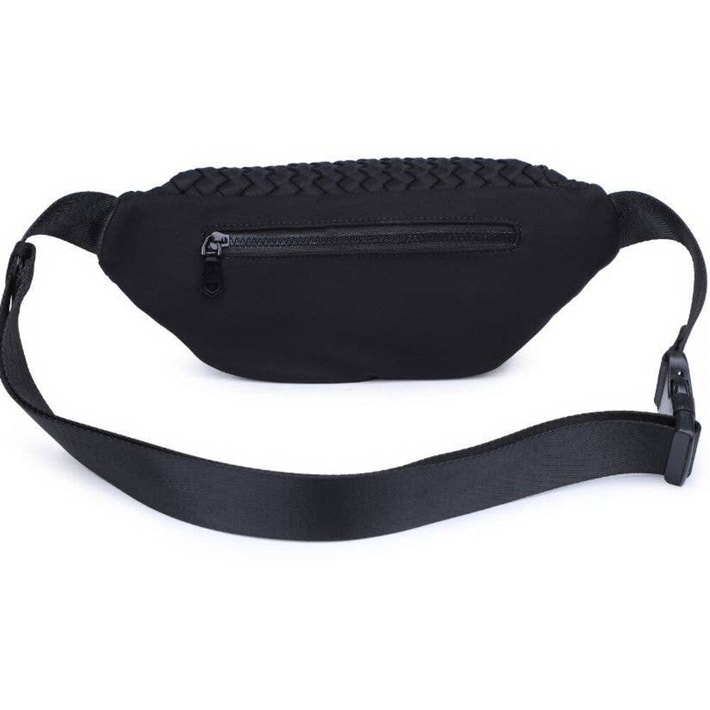 Aim High Woven Neoprene Belt Bag Fanny Pack Sling Bag Black - Picture 3 of 7